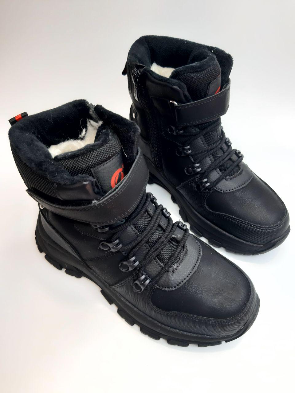 Ботинки зимние Clibee для мальчика р. 34 22,5 см Черный (616 HС black) - фото 6 Ботинки зимние Clibee для мальчика р. 34 22,5 см Черный (616 HС black) - фото 6