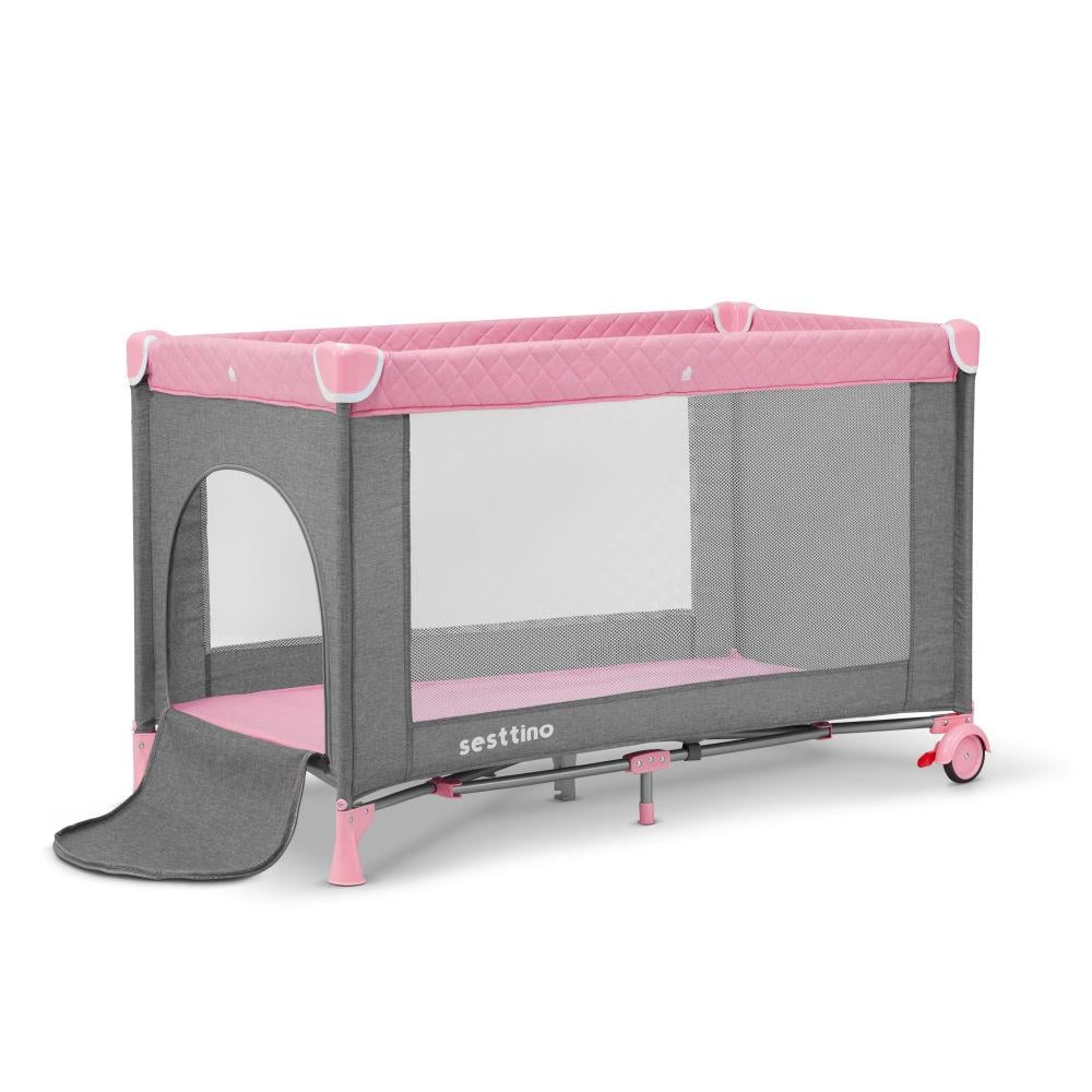 Дитяче ліжко-манеж Sesttino Lia plus Pink - фото 3