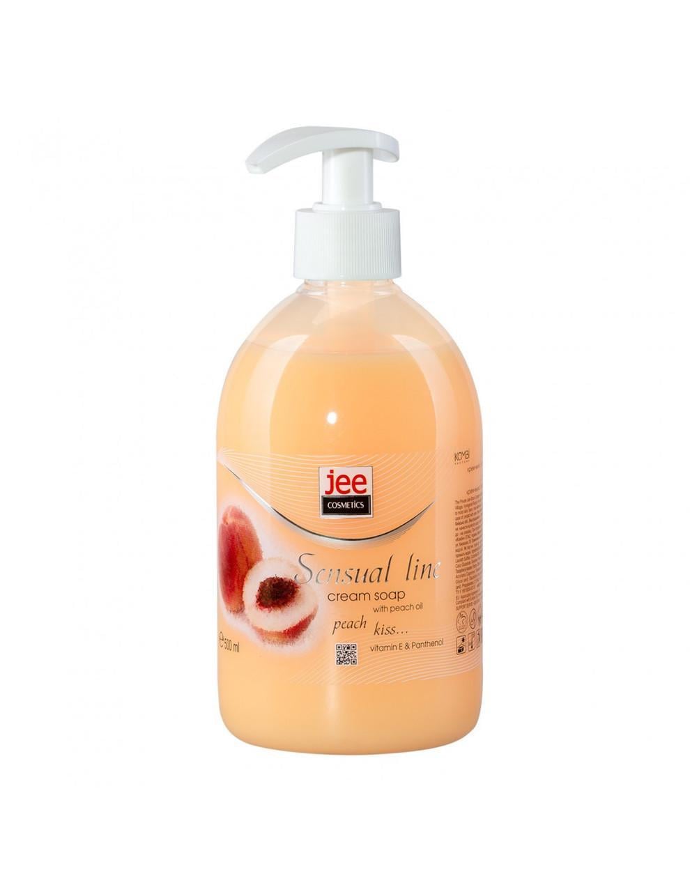 Крем-мыло JEE Cosmetics "Линия чувств" Поцелуй персика 500 мл, (2178614662)