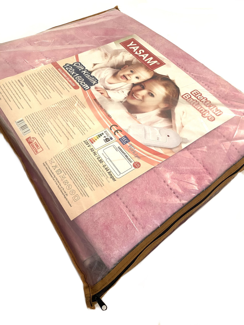 Электропростынь двуспальная YASAM 120х160 см Розовый (YM2301-01) - фото 2 Электропростынь двуспальная YASAM 120х160 см Розовый (YM2301-01) - фото 2