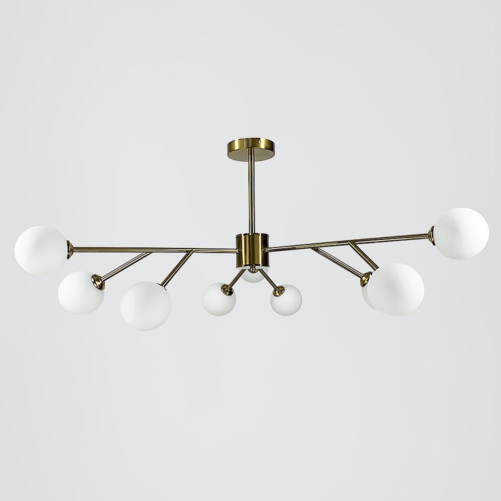 Люстра стельова Grand Bunch на 9 плафонів Ø 110 см Латунь (AOC 20/9 АВ)
