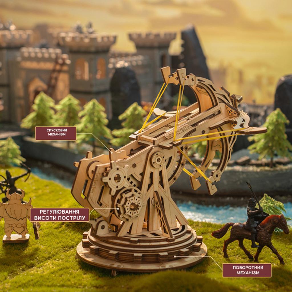 Конструктор деревянный 3D Robotime KW401 Арбалет детский (1378420) - фото 3