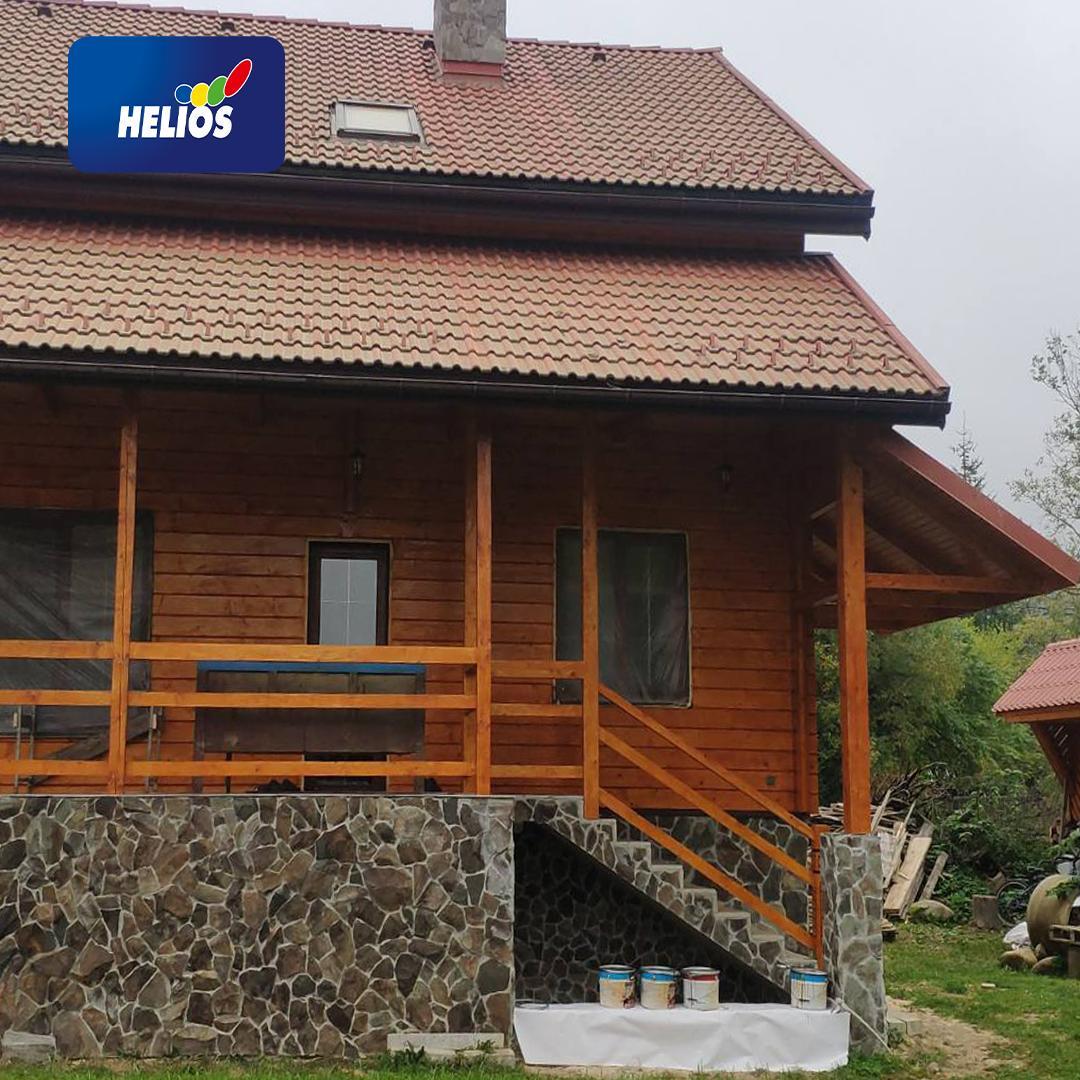 Лазурь Helios BORI HIGH-LAYER WOODSTAIN 4 2,5 л Орех - фото 4