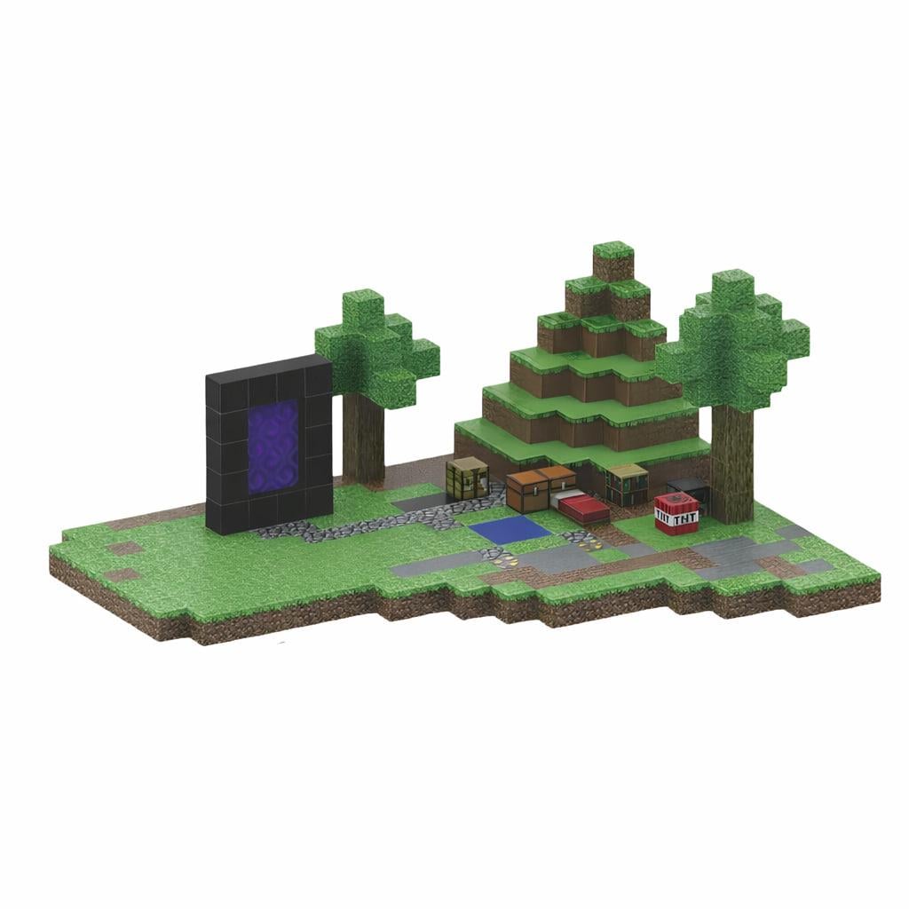 Конструктор магнитный Minecraft Лесной портал 384 дет. (384)