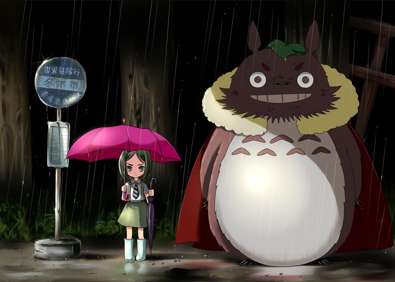 Картина GeekLand My Neighbor Totoro на улице (NT 09.059)