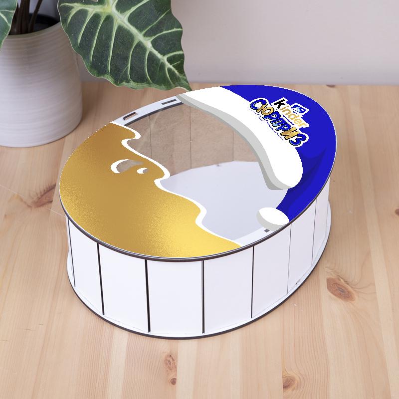 Коробка деревянная новогодняя Киндер 28 см (5813-7) - фото 1