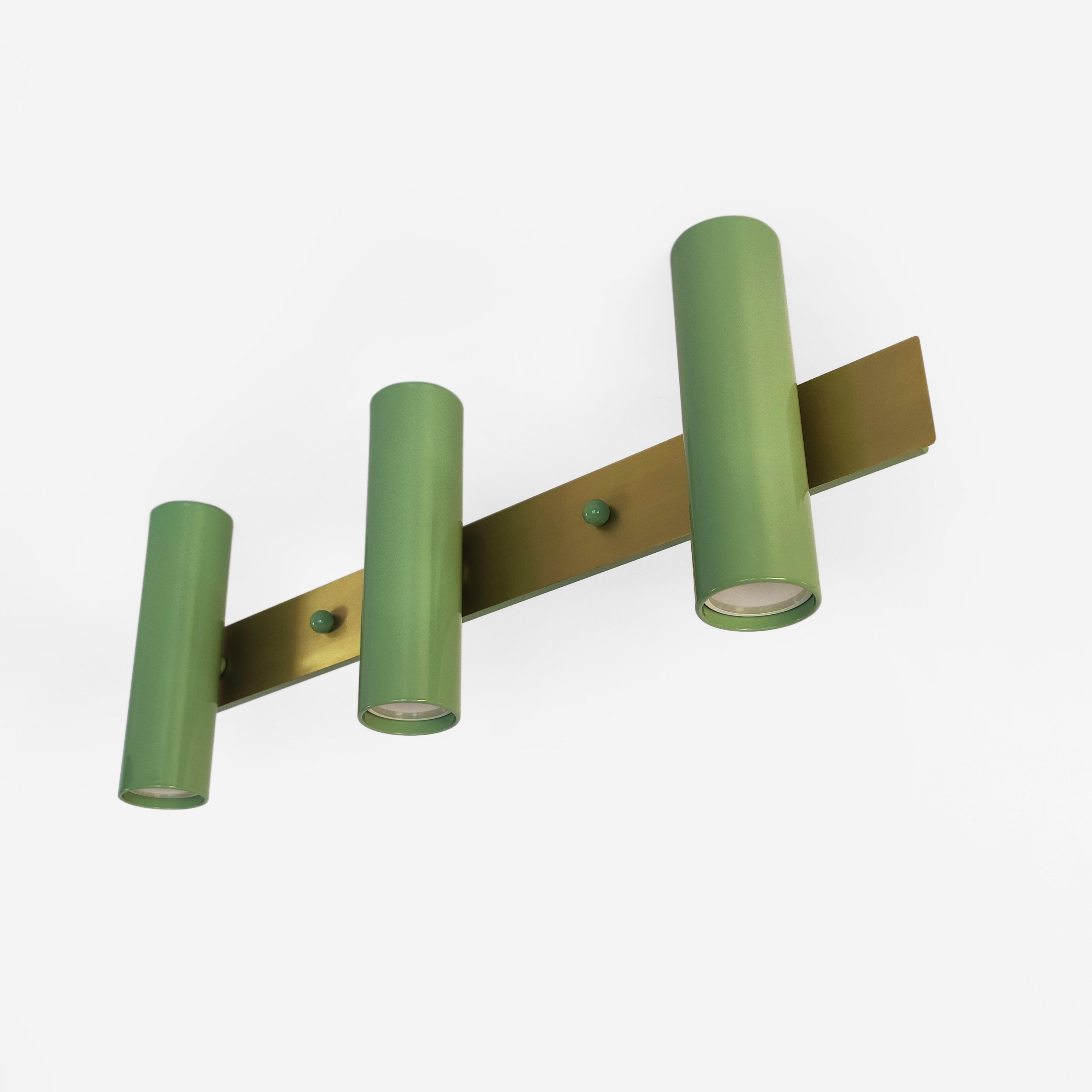 Настенный светильник Gaff Design Brass с деталями из латуни Зеленый (BRASS14) - фото 5 Настенный светильник Gaff Design Brass с деталями из латуни Зеленый (BRASS14) - фото 5