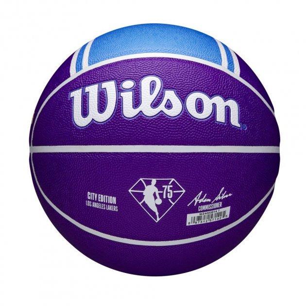 Мяч баскетбольный Wilson NBA Team City Collector BSKT LA Lakers р. 7 (WZ4003914XB7)