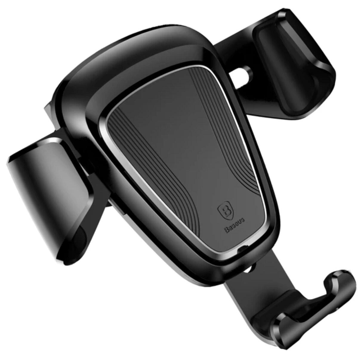 Автотримач Baseus Gravity Car Mount для мобільних на дефлектор Black (SUYL-01) - фото 3 Автотримач Baseus Gravity Car Mount для мобільних на дефлектор Black (SUYL-01) - фото 3
