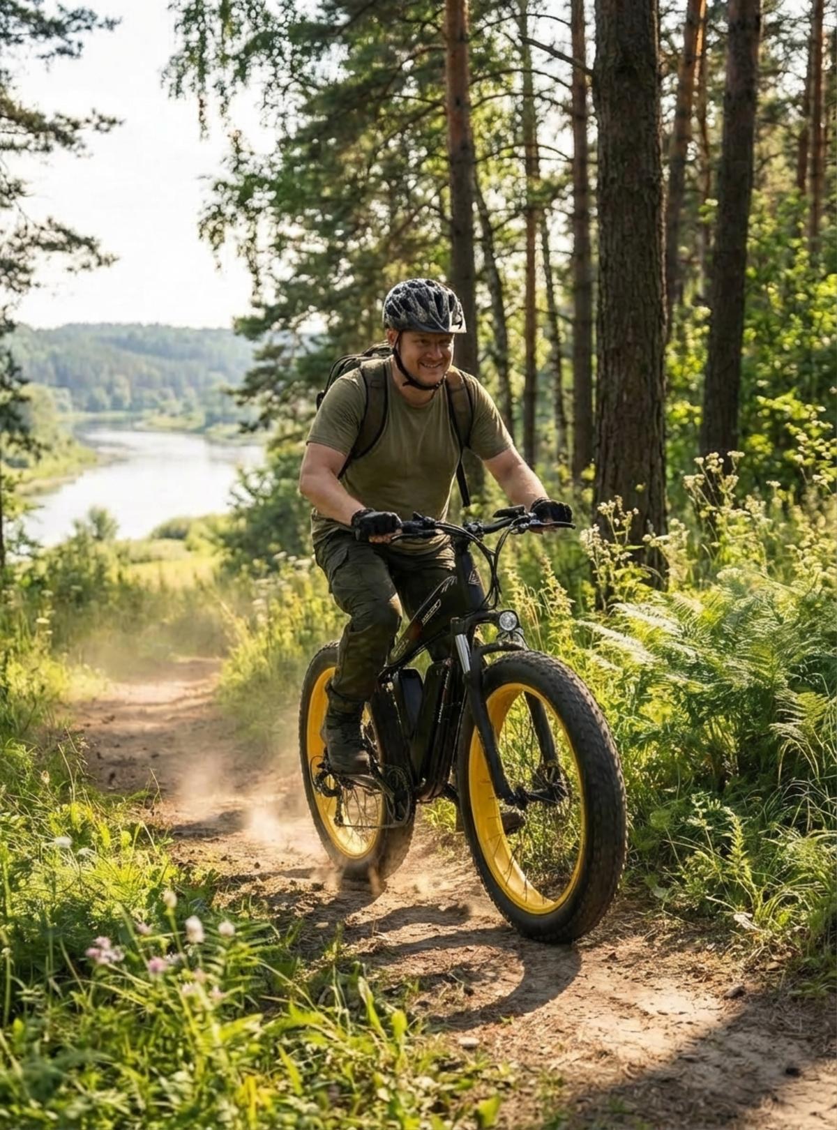 Електровелосипед New Speed fatbike 500W 48V 13 Ah Чорний (73871) - фото 10