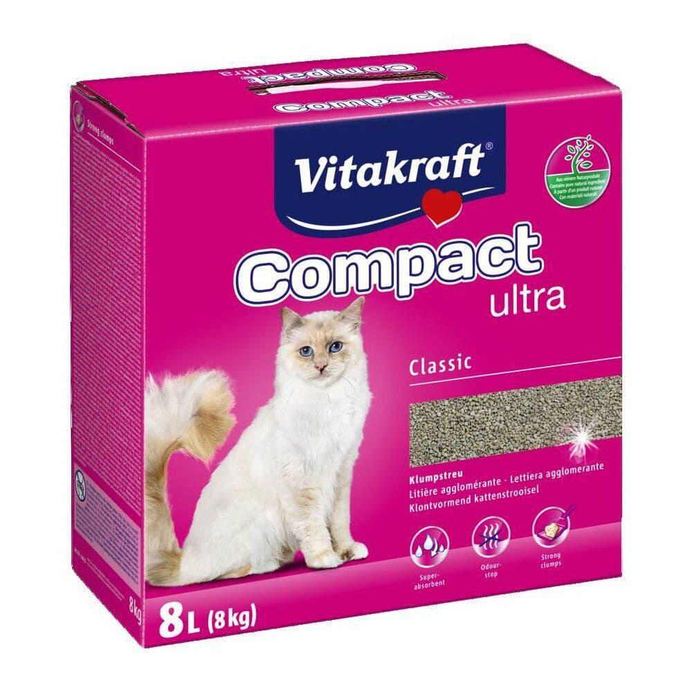 Наполнитель для туалета Vitakraft Compact Ultra Classic 8 кг (14031)