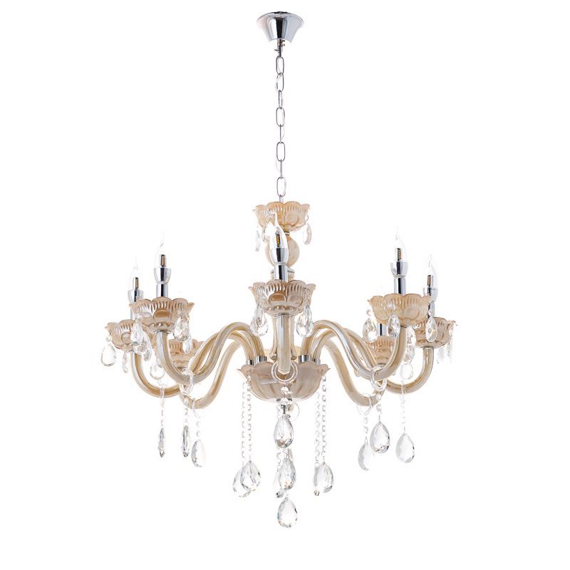 Люстра Light House ES-16018/8 подвесная свечи Бежевый (9757)