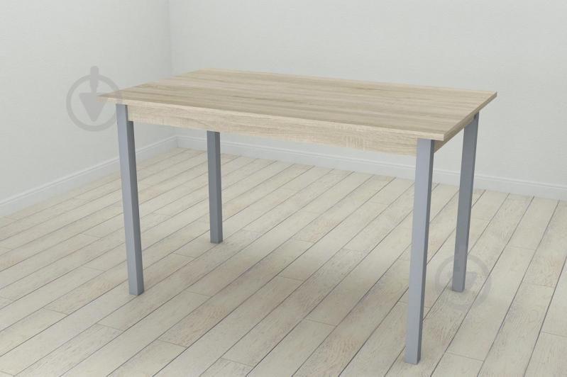 Стол кухонный Ferrum-decor Марио 75x120x60 Серый ДСП Сонома 16мм (MAR0046)