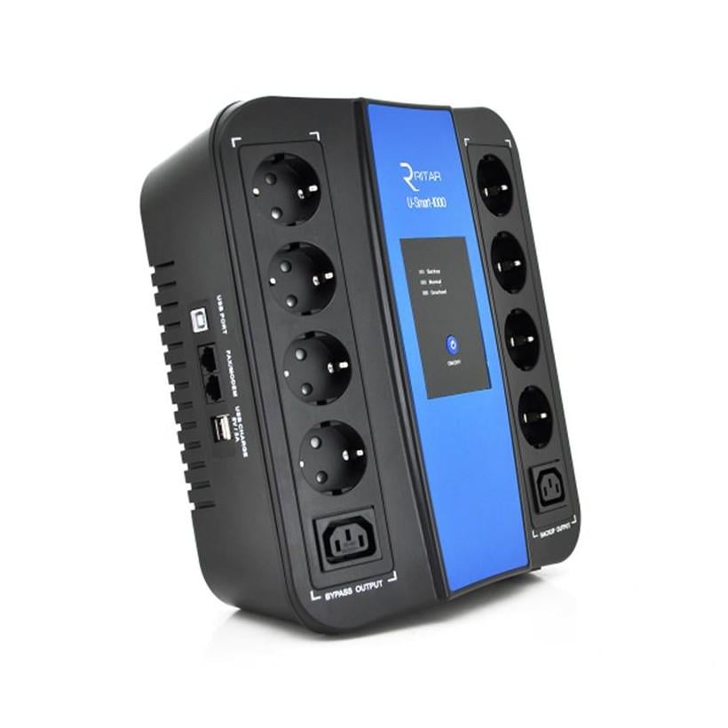 Источник бесперебойного питания Ritar U-Smart-1000 600 W (RS628U/09352)