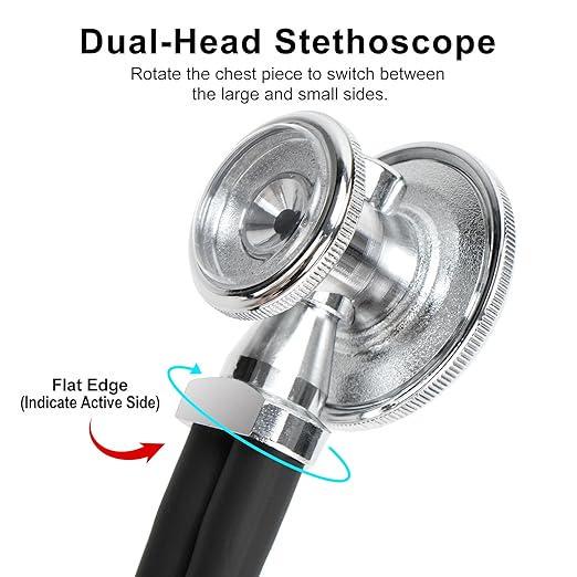 Комплект стетоскопа-анероидного сфигмоманометра LotFancy 5в1 - фото 6