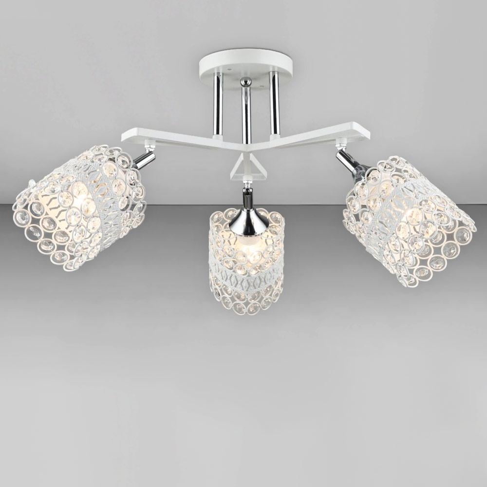 Люстра потолочная с поворотным механизмом Light House SRS-20411/3 WT/CR Белый/Хром