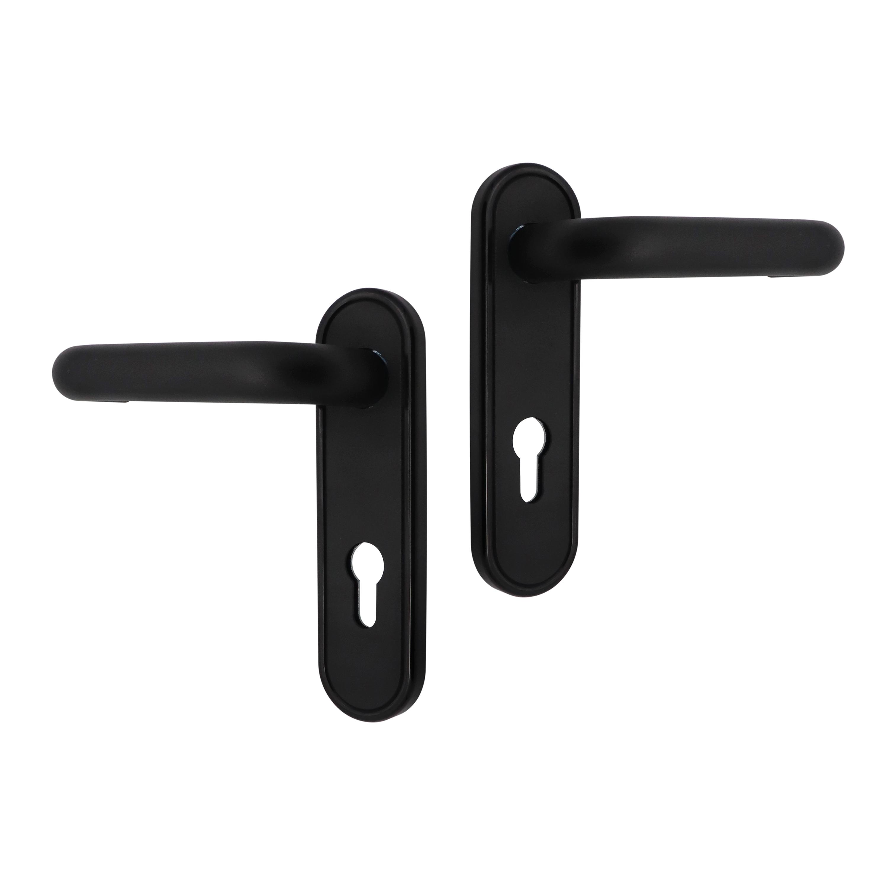 Ручки противопожарные на планке CISA 07070.26 нажимная-нажимная Черный