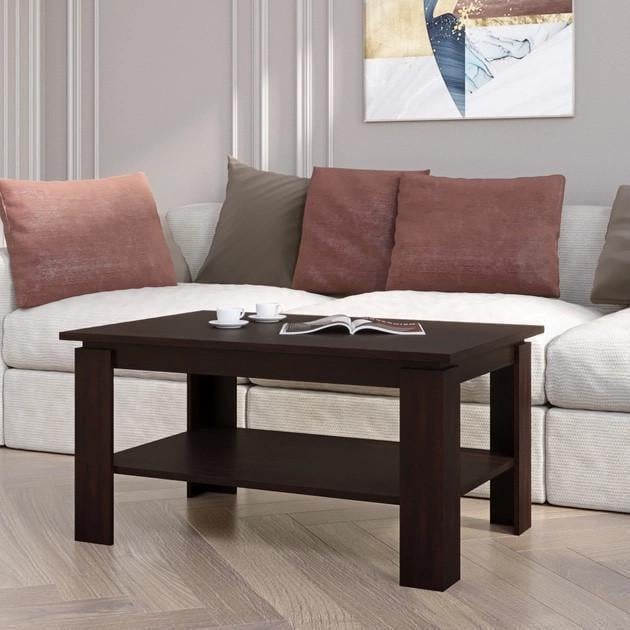 Журнальный стол Эверест Соната СЖ-910 910х610х460 мм Венге темный (EVR20196)