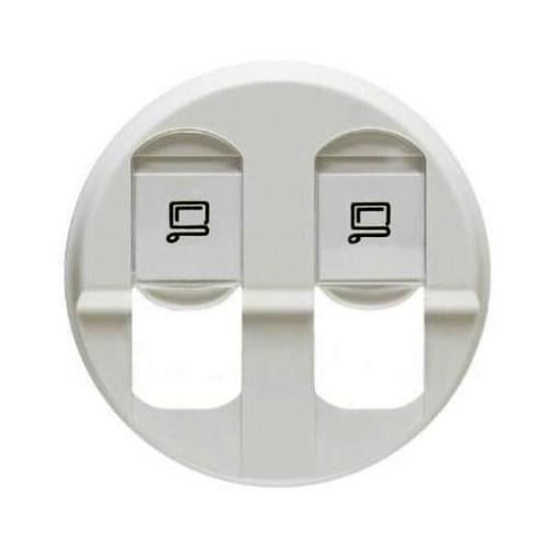 Панель розетки Legrand Celiane 2xRJ45 Cat 6 для UTP/FTP/SFTP Белый