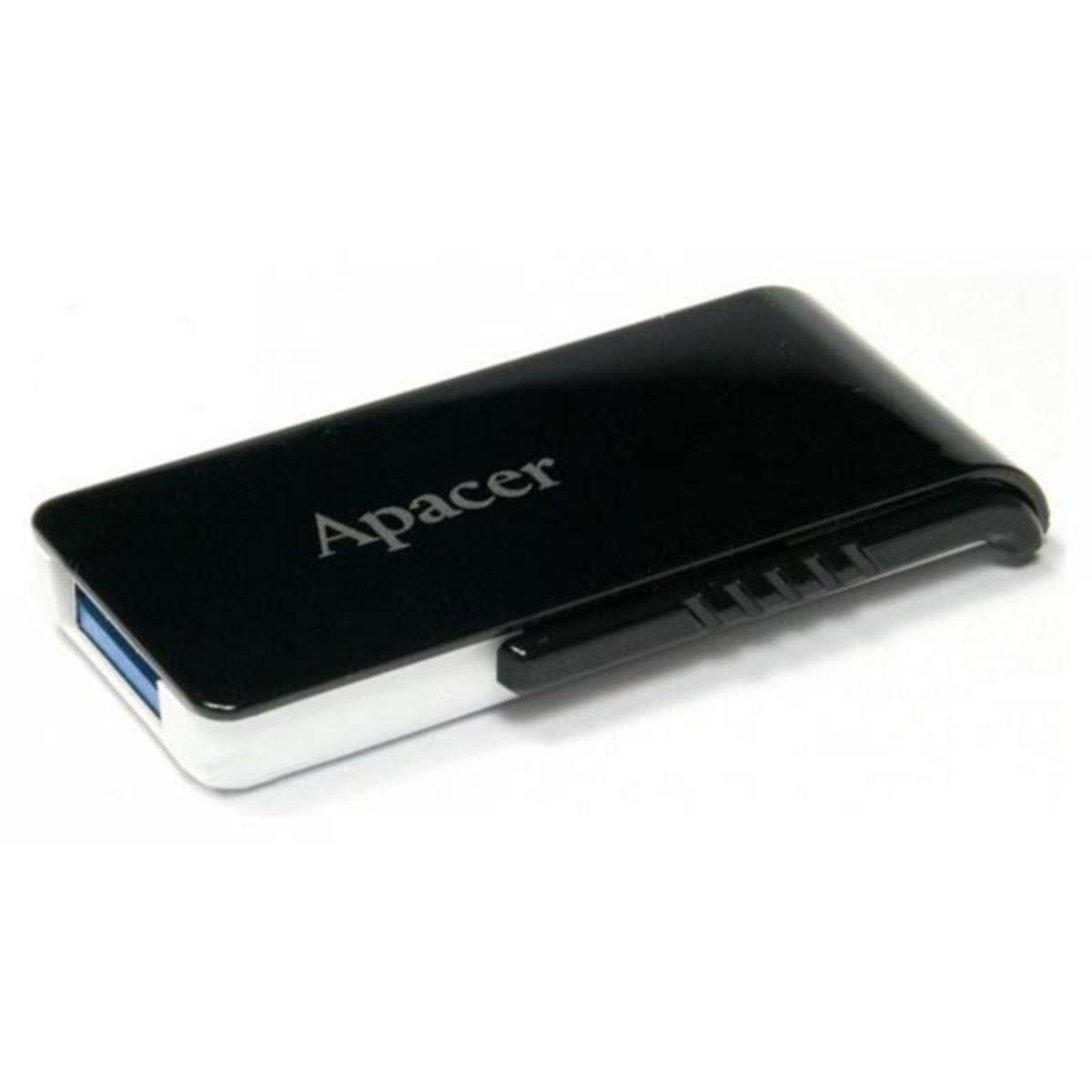 Флеш-накопитель для ноутбука Flash Apacer USB 3.0 AH350 64Gb Black (AP64GAH350B-1)