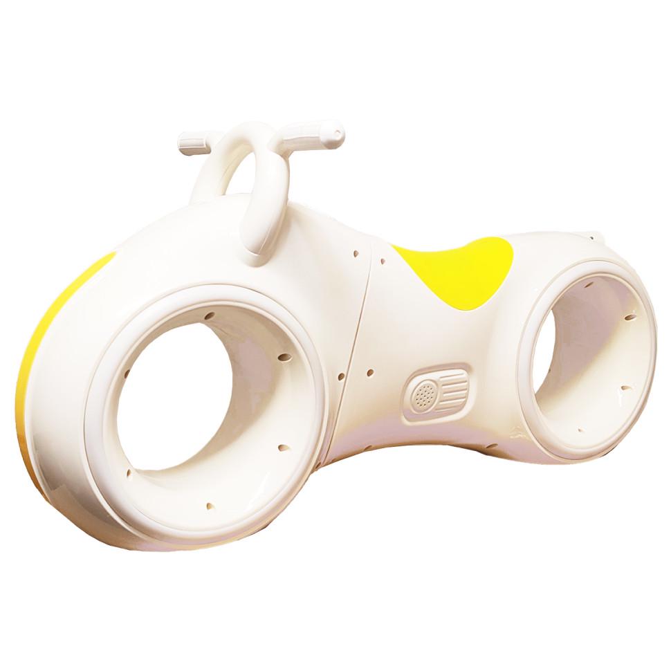 Беговел детский SUNROZ Star One Scooter з функцією Bluetooth та LED Белый/Желтый (SunR24114s31433)