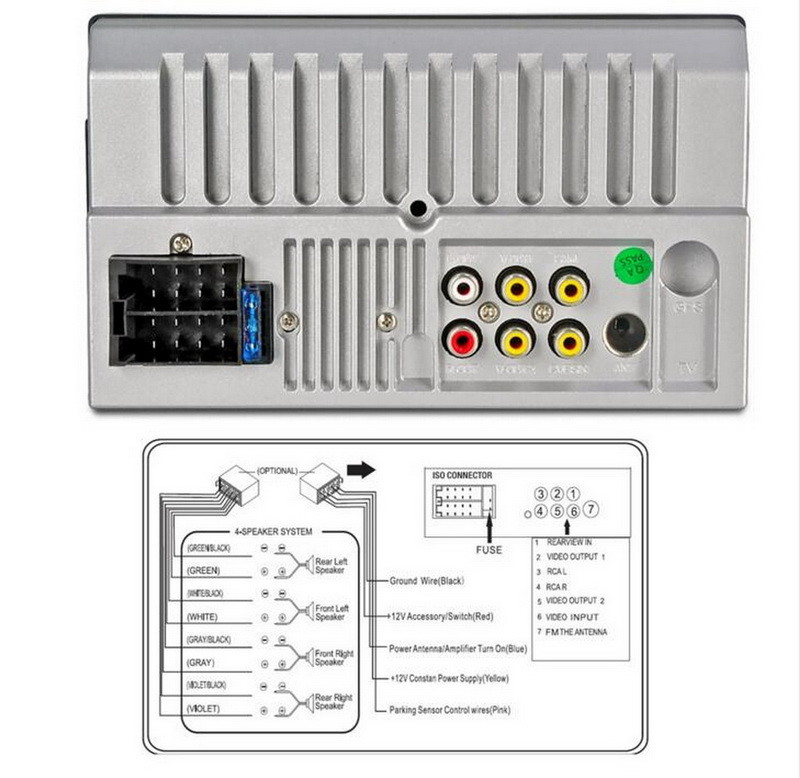 Автомагнітола 2DIN 7018 long USB Bluetooth - фото 2