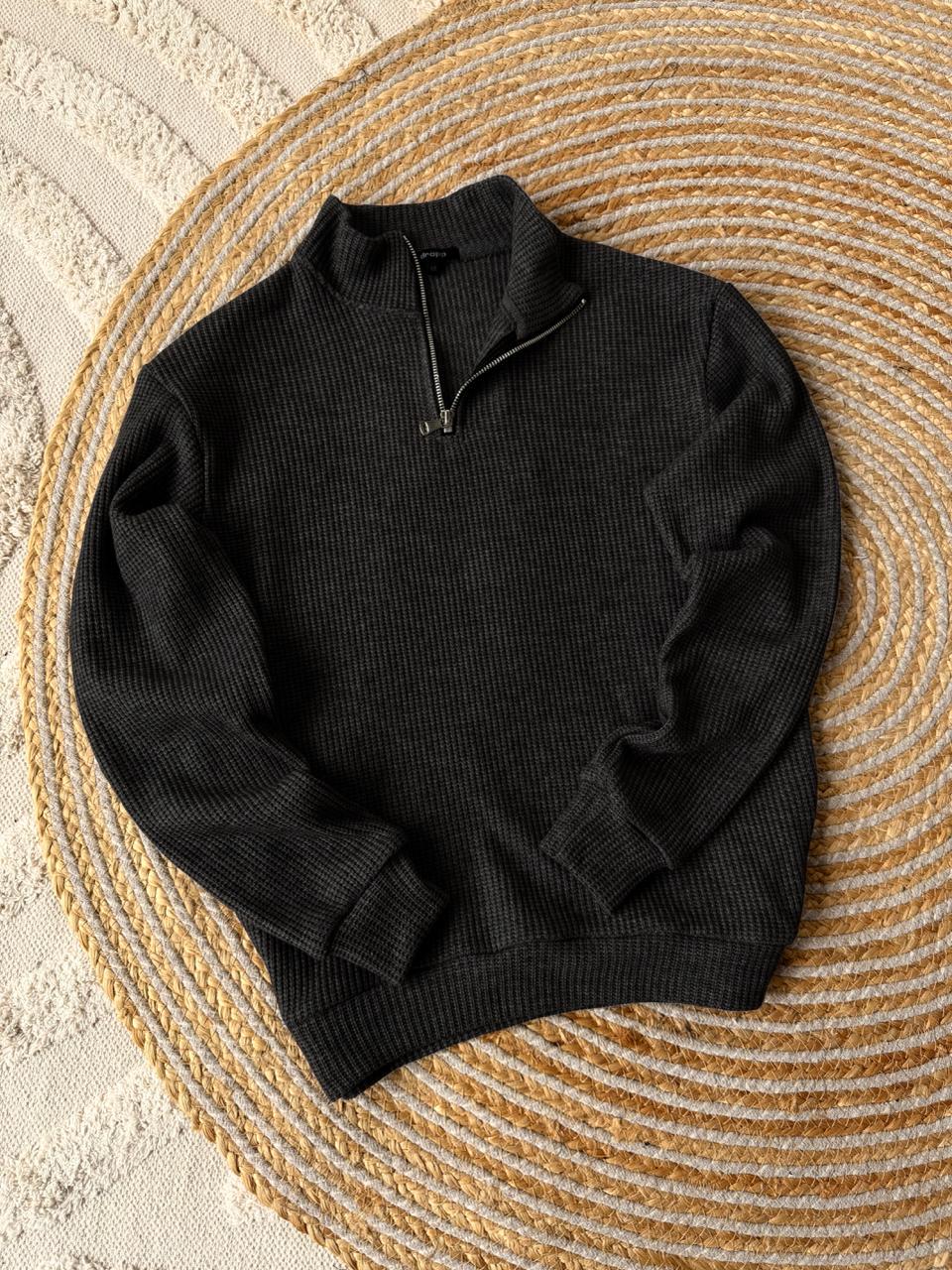 Светр чоловічий зимовий Angora Deluxe XL Чорний (C0043/3) - фото 1 Светр чоловічий зимовий Angora Deluxe XL Чорний (C0043/3) - фото 1