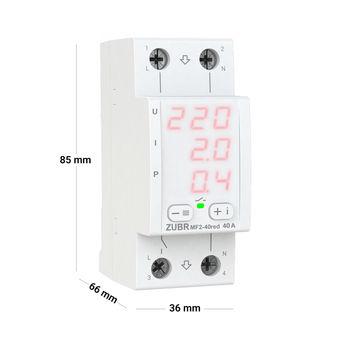 Реле напряжения Zubr MF2-40red (18003779) - фото 3 Реле напряжения Zubr MF2-40red (18003779) - фото 3