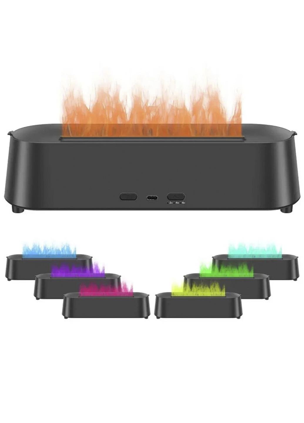 Зволожувач повітня Humidifier з ефектом полум'я та підсвічуванням з таймером 150 мл Чорний (3321215) - фото 3 Зволожувач повітня Humidifier з ефектом полум'я та підсвічуванням з таймером 150 мл Чорний (3321215) - фото 3