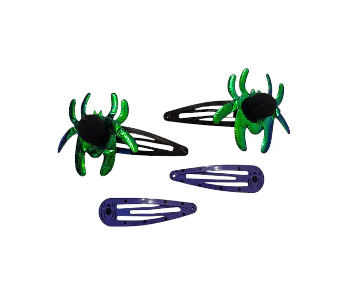 Заколки на Хелловін Павуки One size Різнокольоровий (703147) Заколки на Хелловін Павуки One size Різнокольоровий (703147)