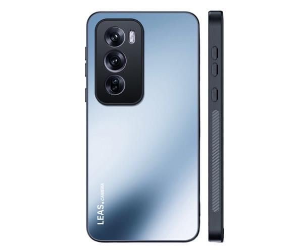 Чехол - накладка Omeve LEAS для Oppo Reno12 Голубой