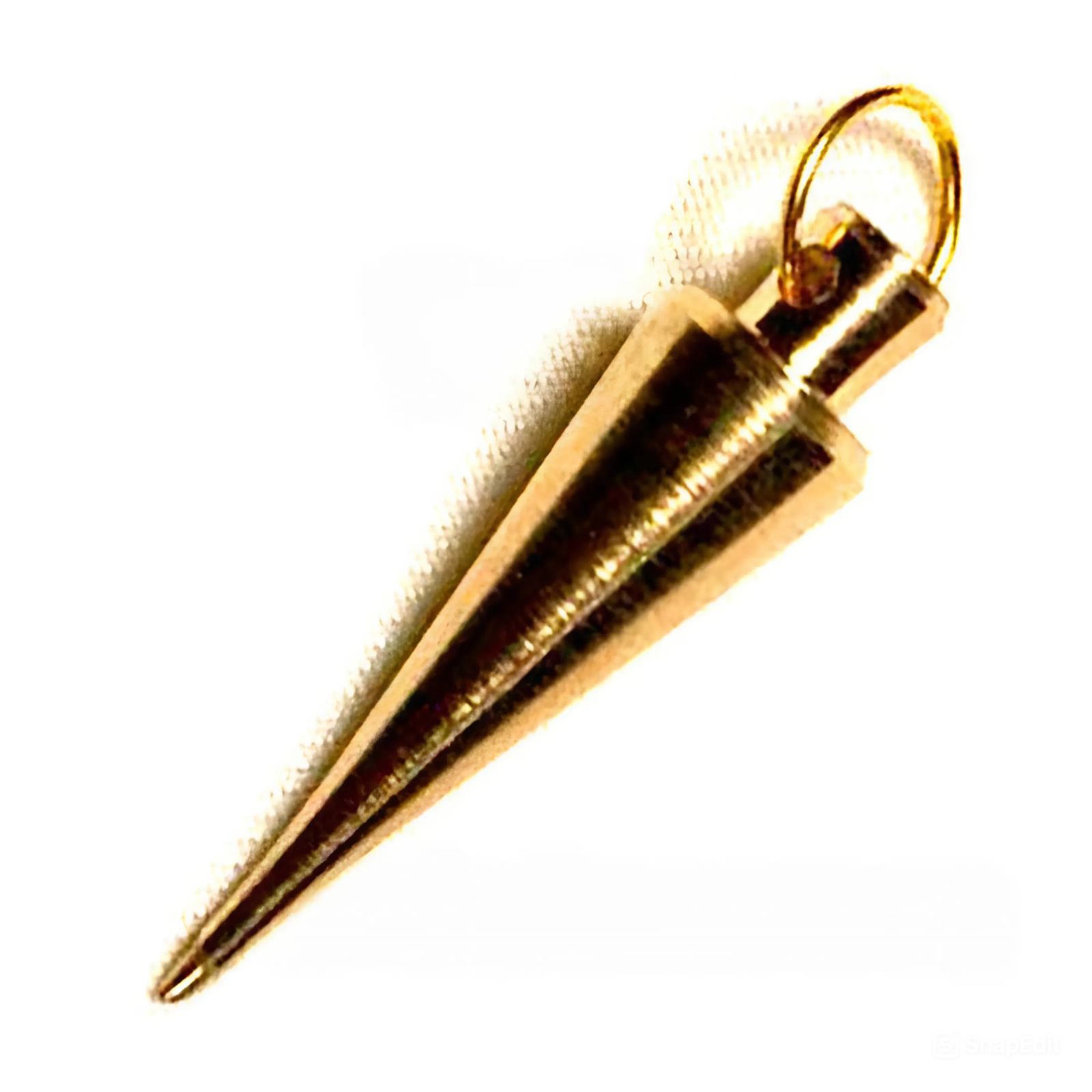 Маятник биолокационный латунный на шнурке (87258)