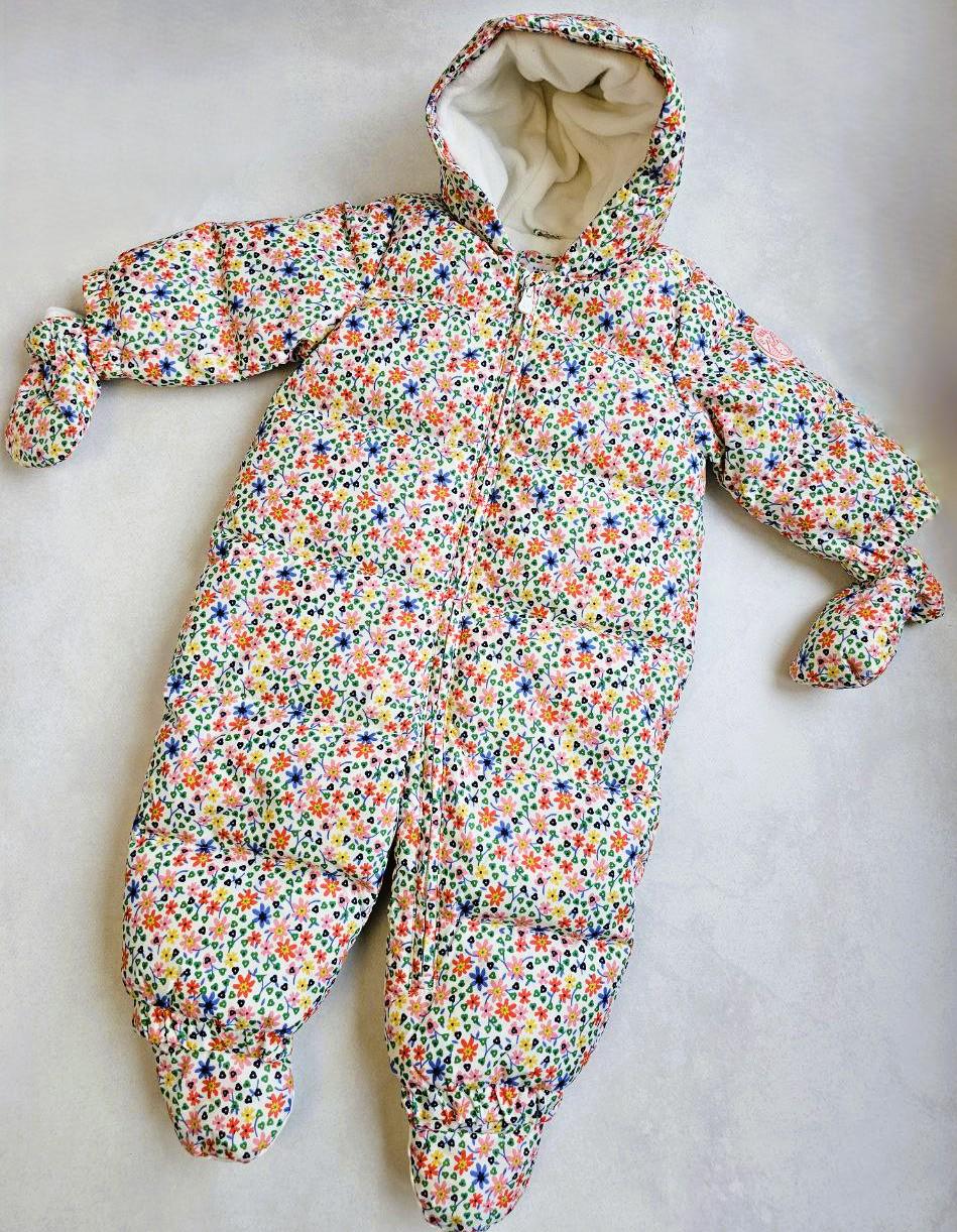 Детский зимний комбинезон для девочек на флисе GAP 80-86 см 18-24 месяцев (440709)