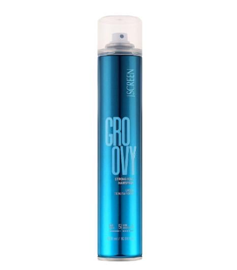 Лак для волосся сильної фіксації Screen Control Groovy Strong Hairspray 500 мл (15958)