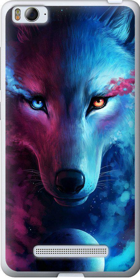 Чехол на Xiaomi Mi4i Арт-волк (3999t-177-42517)