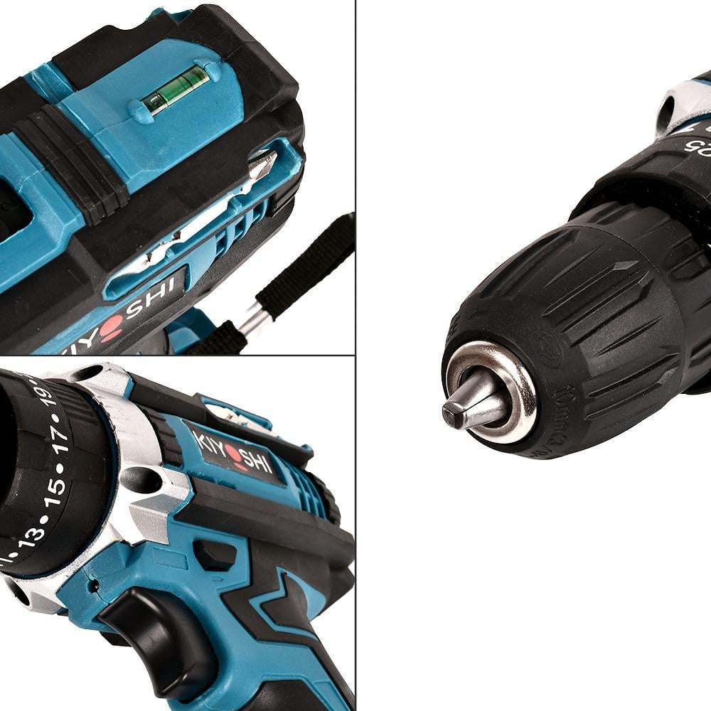 Шуруповерт аккумуляторный с насадками WL-1303 28 пр. 48V 2 батареи - фото 4 Шуруповерт аккумуляторный с насадками WL-1303 28 пр. 48V 2 батареи - фото 4