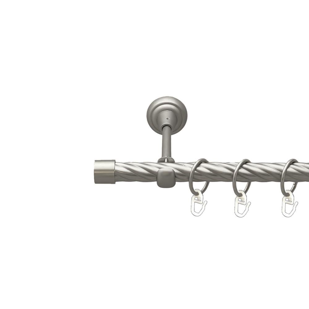 Карниз для штор Orvit Заглушка крученая однорядный 19 мм 240 см Сатин (000-7589)