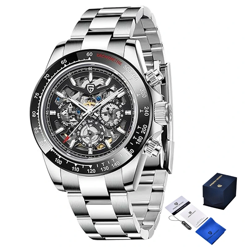 Наручные часы Pagani Design PD-1777 Silver/Black