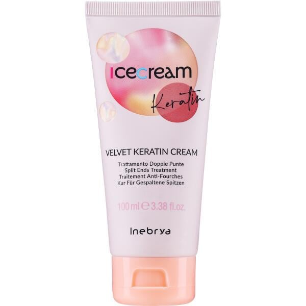 Крем с кератином для поврежденных волос Inebrya Keratin Ice Cream 100 мл