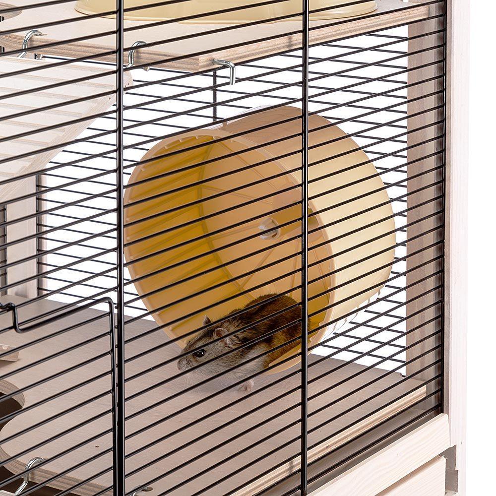 Клетка деревянная для хомяков и мышей имеющая сертификат FSC HAMSTERVILLE 60x34xh 49 см (A-036623) - фото 8 Клетка деревянная для хомяков и мышей имеющая сертификат FSC HAMSTERVILLE 60x34xh 49 см (A-036623) - фото 8