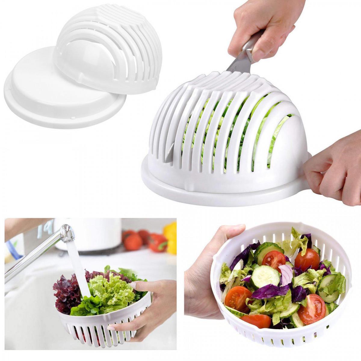 Овочерізка Salad Cutter Bowl Білий (15468092) - фото 3