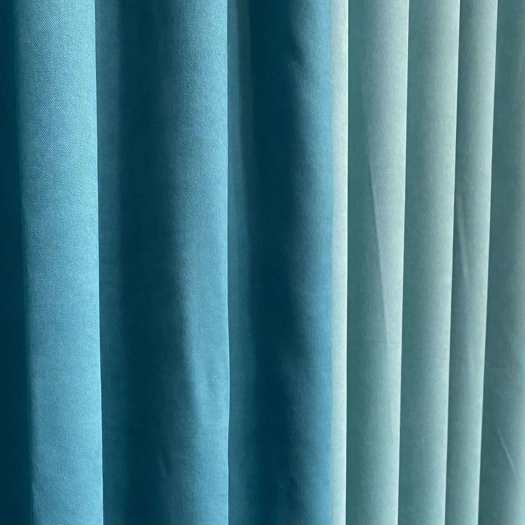 Шторы TG Home Дуэт №450 микровелюр 1,50х2,70 м Бирюзово-мятный (450-100/208) - фото 3 Шторы TG Home Дуэт №450 микровелюр 1,50х2,70 м Бирюзово-мятный (450-100/208) - фото 3