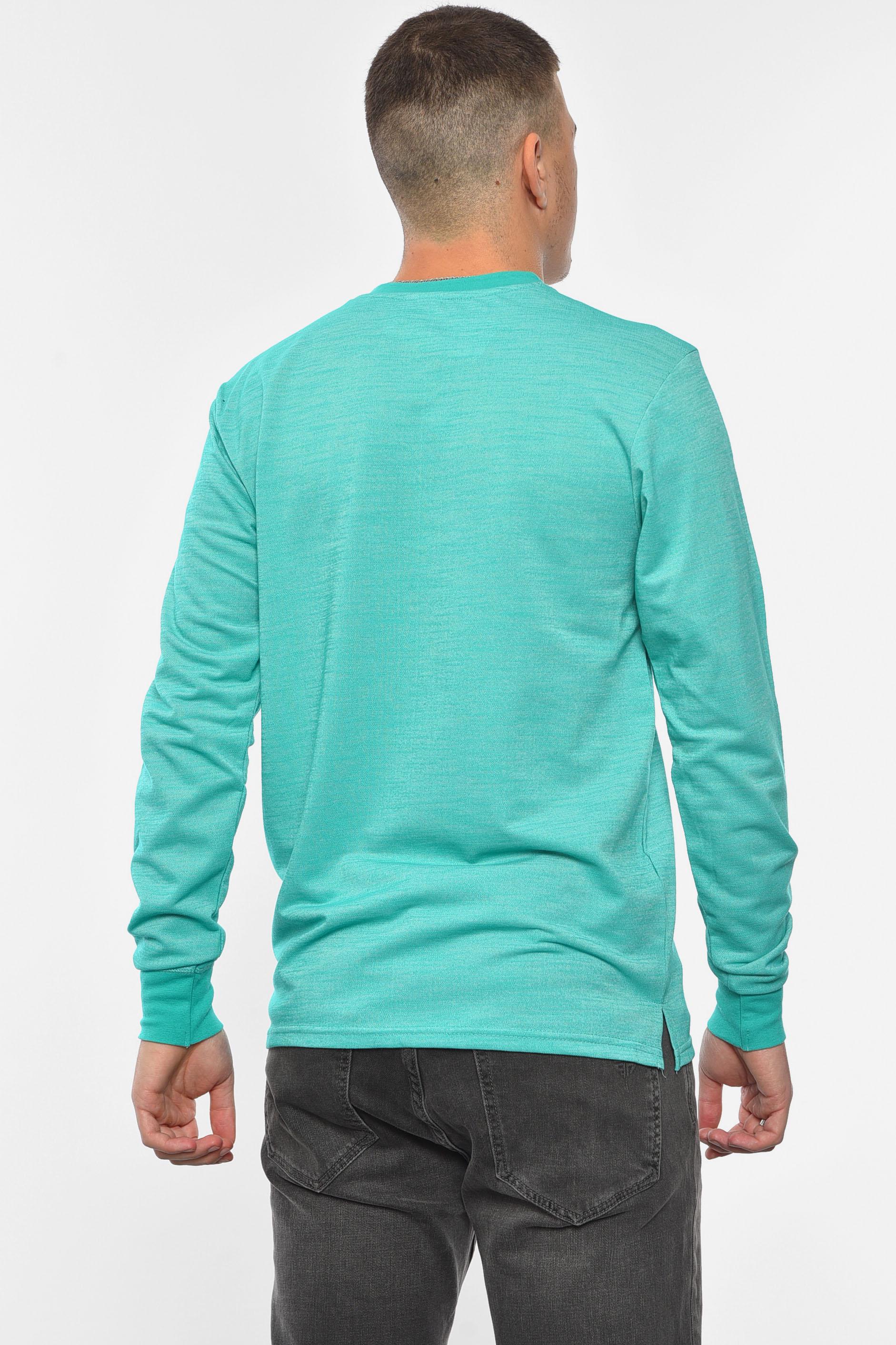 Свитшот мужской полубатальный 3XL Зеленый (193071) - фото 3 Свитшот мужской полубатальный 3XL Зеленый (193071) - фото 3