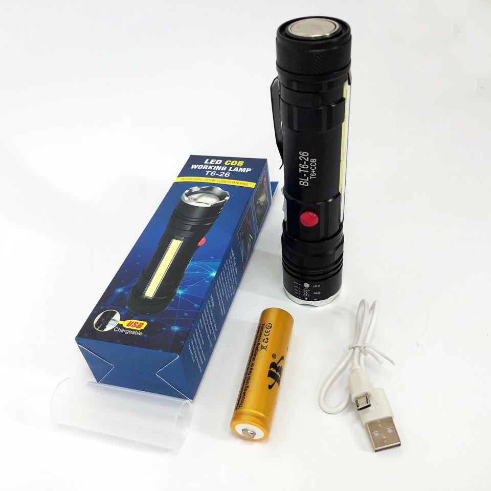 Фонарь ручной T6-26 T6 COB (15121537)