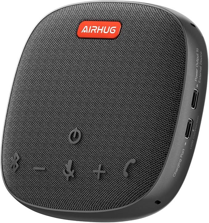Динамік та мікрофон AIRHUG Bluetooth-смікерфон із 360-градусним захопленням голосу