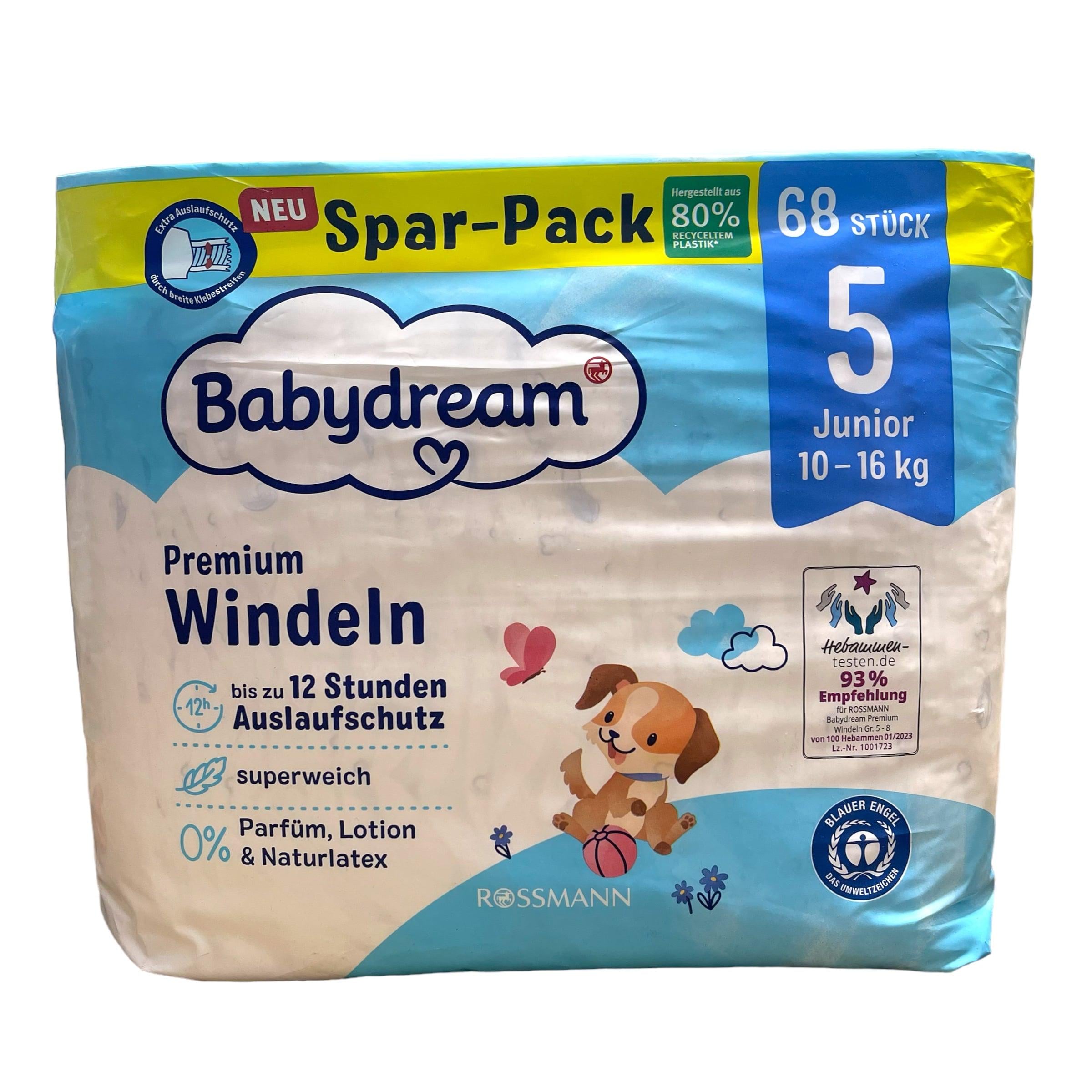 Підгузники Babydream Premium 5 Junior 10-16 кг 68 шт. (64b7d1cd1e13f0433a62c496)