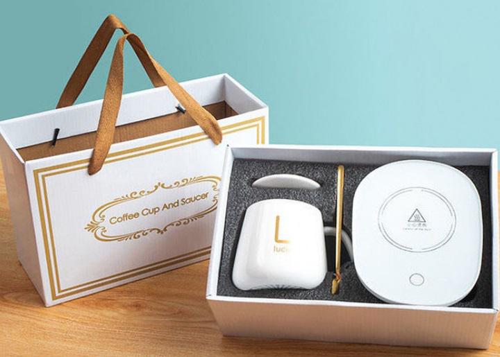 Чашка з підігрівом з підігрівом 55℃ керамічна 380 мл Білий (22392894) - фото 2 Чашка з підігрівом з підігрівом 55℃ керамічна 380 мл Білий (22392894) - фото 2