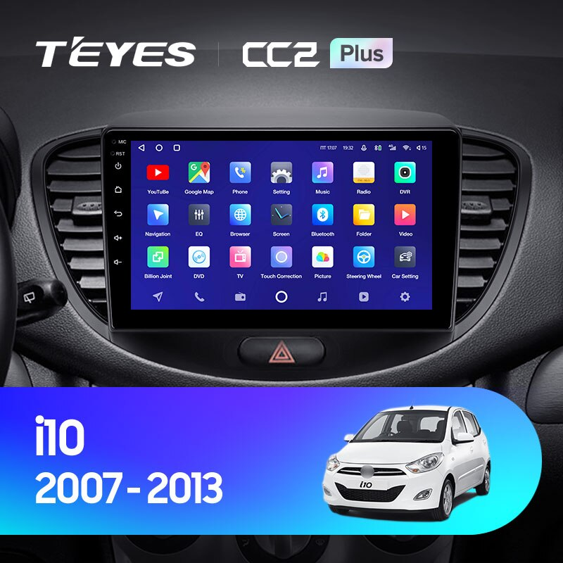 Автомагнитола штатная Teyes для Hyundai i10 2007-2013 Android CC2-PLUS 6+128G Wi-Fi/4G (1485120175) - фото 3