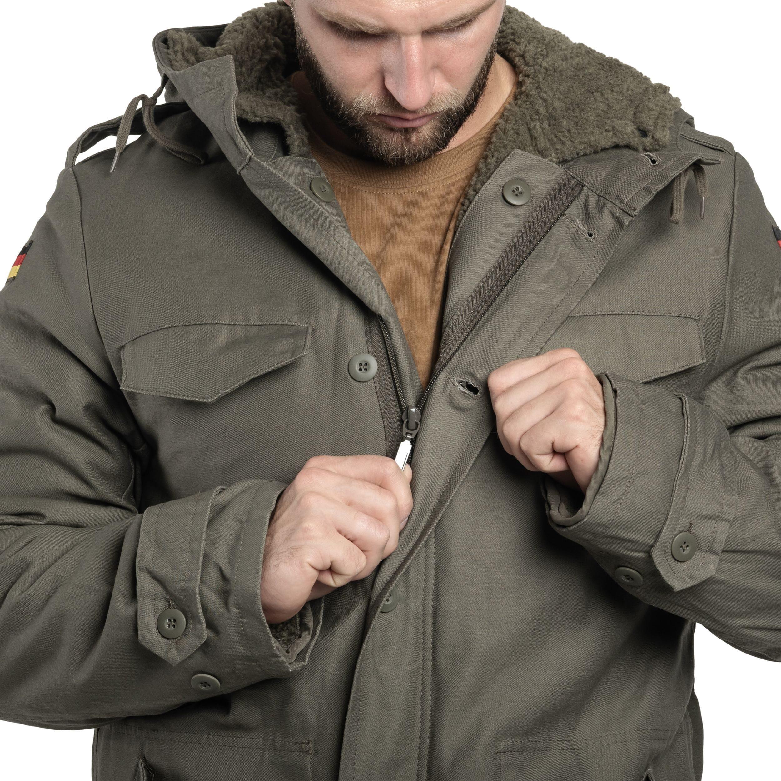 Куртка Brandit BW Parka Flag L Olive (3163/1L) - фото 8