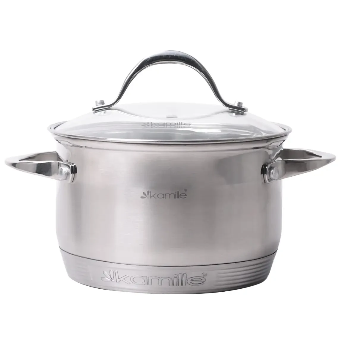 Каструля Kamille із нержавіючої сталі 2,1 л (KM-4717S)